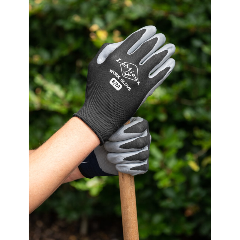 LeMieux Work Gloves - Black-1